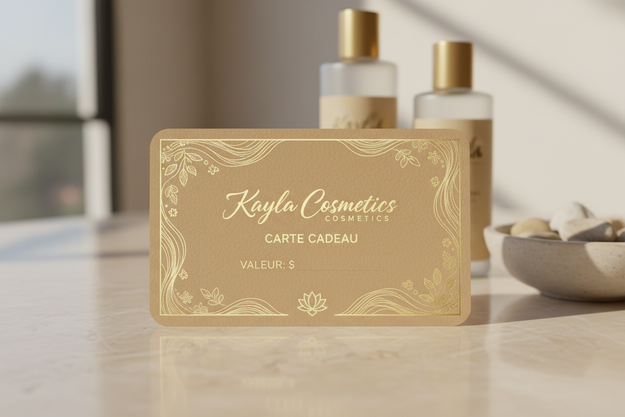 Carte cadeau Kayla Cosmetics