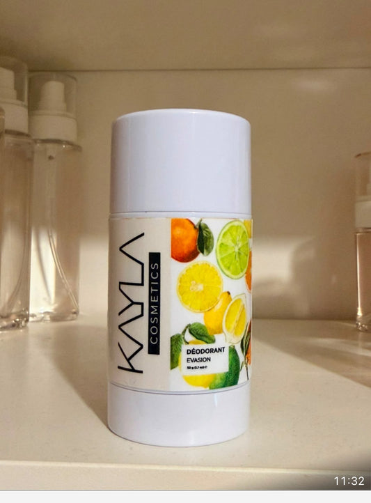 KAYLA Déodorant Évasion aux agrumes, 96,5 % naturel